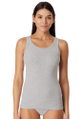 Schiesser Tank Top Pure Rib Underwear Grey Ladies