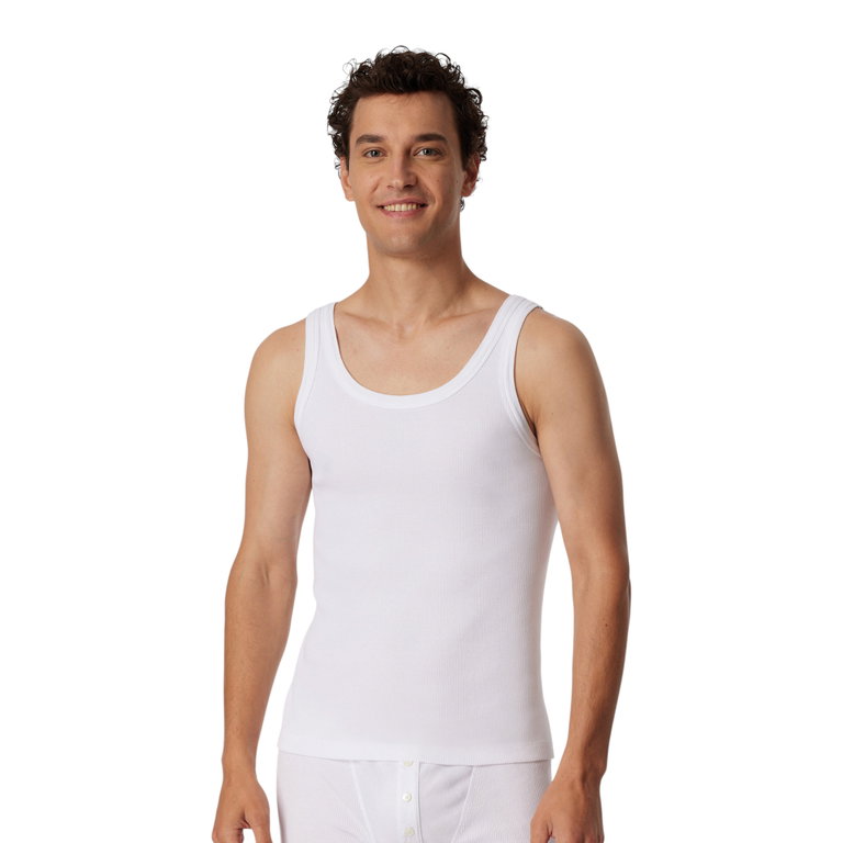 Schiesser Unterwäsche Tank-Top Revival Friedrich weiss Herren