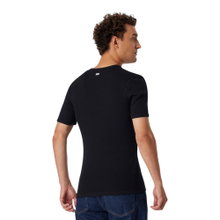 Schiesser Freizeit-Tshirt Revival Friedrich Kurzarm schwarz Herren