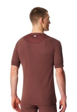 Schiesser Freizeit Tshirt Revival Karl-Heinz Kurzarm braun Herren