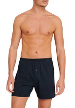 Schiesser Underwear Boxer Shorts Multipack Jersey Dark Blue Men's - 2 Pieces