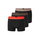 Schiesser Unterwäsche Boxershorts 95/5 Cotton Webgummibund mehrfarbig 929 schwarz Herren - 3 Stück