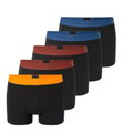 Schiesser Unterwäsche Boxershorts 95/5 Organic Cotton Webgummibund schwarz Herren - 5 Stück