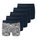 Schiesser Unterwäsche Boxershorts 95/5 Organic Cotton Webgummibund mehrfarbig sortiert Herren - 5 Stück