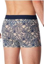Schiesser Underwear Boxer Shorts 95/5 Organic Cotton Woven Elastic Waistband Multicoloured Assorted Men's - 5 Pieces