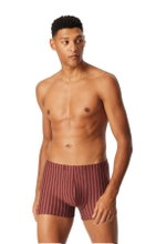 Schiesser Underwear Boxer Shorts 95/5 Organic Cotton multi-coloured black/red-brown/striped 924 Men's - 3 pieces
