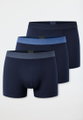 Schiesser Unterwäsche Boxershorts 95/5 Organic Cotton Webgummibund nachtblau Herren - 3 Stück
