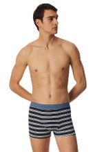 Schiesser Underwear Boxer Shorts 95/5 Woven Elastic Waistband 912 Multicoloured Striped Men's - 3 Pieces