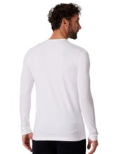 Schiesser Unterwäsche Langarmshirt Organic Cotton Rundhals 95/5 - weiss Herren