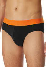 Schiesser Underwear Slip Rio Organic Cotton Web Elastic Waistband 95/5 Multicoloured Black 926 Men's - 3 Pieces
