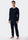 Schiesser Schlafanzug Fine Interlock Organic Cotton lang dunkelblau Herren