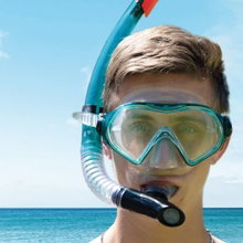 Schildkröt Snorkel Set Cayman Adults - Silicone Diving Goggles, Silicone Snorkel and Adjustable Fins - 1 Set