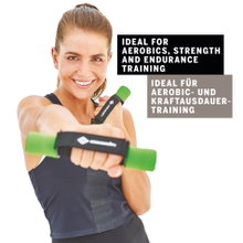 Schildkröt Fitness Soft Dumbbells green Set 2x0.5kg in Carrybag
