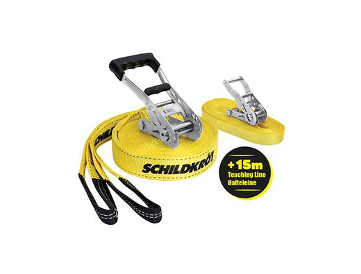 Schildkröt Slackline Classic 15m (inkl. gratis Teaching-Linie) - 1 Set