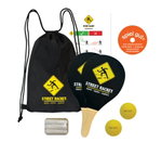 Street Racket (2x Schläger, 2x Bälle, 3x Kreide) - 1 Set