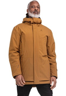 Schöffel Winter-Parka Urban Insulated Style Crivat Parka (wasserdicht, 2-Wege-Stretch) caramelbraun Herren