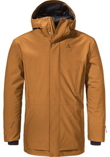 Schöffel Winter-Parka Urban Insulated Style Crivat Parka (wasserdicht, 2-Wege-Stretch) caramelbraun Herren