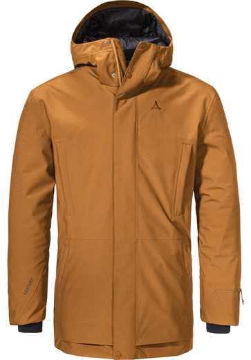 Schöffel Winter-Parka Urban Insulated Style Crivat Parka (wasserdicht, 2-Wege-Stretch) caramelbraun Herren