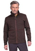 Schöffel Fleecejacke Aurora (Stehkragen, schnelltrocknend, warm) burgundrot Herren