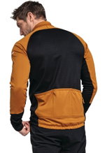 Schöffel Fahrrad-Langarmshirt Piambello Full-Zip (maximale Bewegungsfreiheit) orange/schwarz Herren