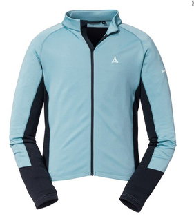 Schöffel Bike Long Sleeve Shirt Piambello Full-Zip (maximum freedom of movement) light blue Men