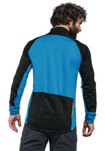 Schöffel Fahrrad-Langarmshirt Piambello Full-Zip (maximale Bewegungsfreiheit) schwarz/blau Herren