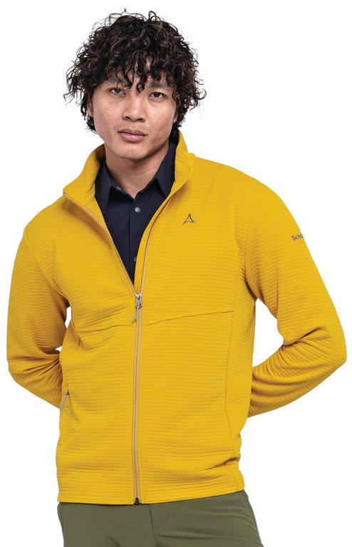 Schöffel Fleecejacke Hiking CIRC Fleece Style Smue MNS (warm, schnelltrocknend) gelb Herren