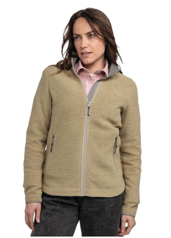 Schöffel Fleecejacke Atlanta (warm, hoher Feuchtigkeitstransport) nutbraun Damen