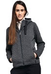 Schöffel Fleecejacke Aurora Hoody (atmungsaktiv, warm) navyblau Damen