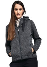 Schöffel Fleecejacke Aurora Hoody (atmungsaktiv, warm) navyblau Damen