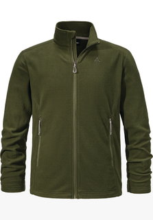 Schöffel Fleece Jacket Cincinnati3 (breathable, quick-drying, warm, 2-way stretch) khaki green Men