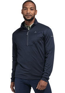 Schöffel Fleece Jacket Circ Looop Half-Zip (high moisture transport) navy blue Men's