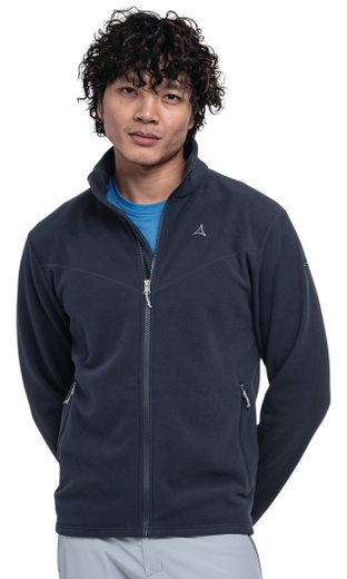 Schöffel Fleecejacke Hiking Style Qutang MNS (warm, funktionelles Recyclingpolyester) navyblau Herren
