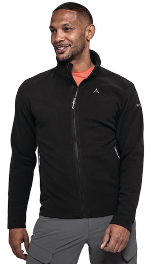 Schöffel Fleecejacke Hiking Style Qutang MNS (warm, funktionelles Recyclingpolyester) schwarz Herren