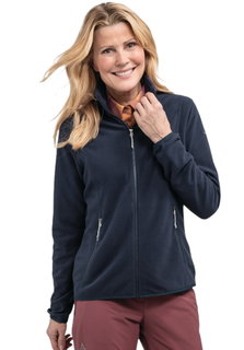 Schöffel Fleece Jacket Hiking Style Ash (high moisture transport) navy blue Ladies