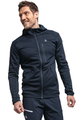 Schöffel Fleecejacke Lodron Hoody (4-Wege-Stretch, schnell trocknend, warm) navyblau Herren