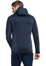 Schöffel Fleece Jacket Lodron Hoody (4-Way Stretch, quick-drying, warm) navy blue Men's