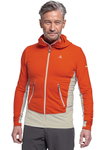 Schöffel Fleecejacke Monte Sart Hoody (maximale Bewegungsfreiheit) orange Herren