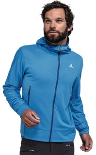 Schöffel Fleece Jacket Mountain Hoody Style Blaueis MNS (with hood, warm, quick-drying) blue men's