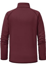 Schöffel Fleecejacke Nebelhorn Ski (Stehkragen, warm) weinrot Kinder