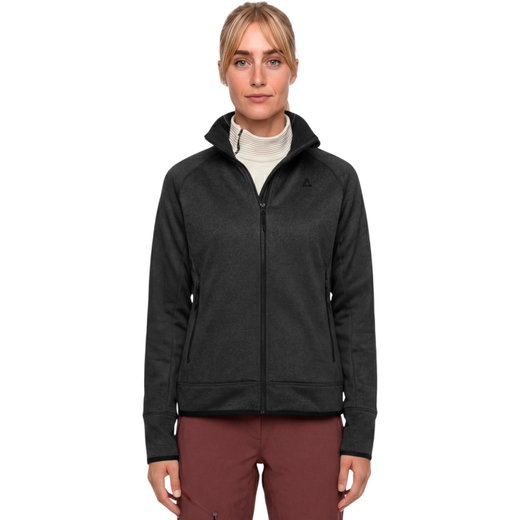 Schöffel Fleecejacke Refoca (warm, 2-Wege-Stretch) schwarz Damen