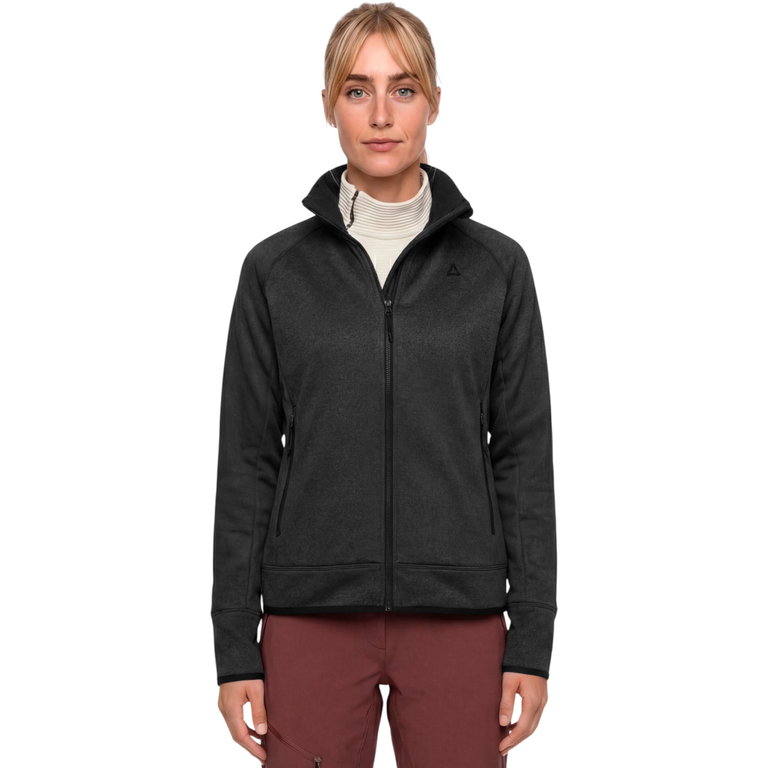 Schöffel Fleecejacke Refoca (warm, 2-Wege-Stretch) schwarz Damen
