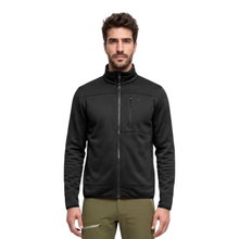 Schöffel Fleecejacke Refoca (warm, 2-Wege-Stretch) schwarz Herren