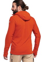 Schöffel Fleecejacke Rotbach Hoody (Kapuze, robust, elastisch) orange Herren