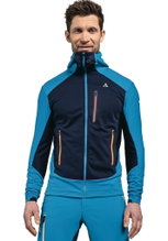 Schöffel Fleece Jacket Rotbach Hoody (Hood, robust, elastic) blue Men
