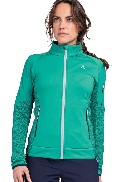 Schöffel Fleecejacke Schruns (hoher Feuchtigkeitstransport) grün Damen