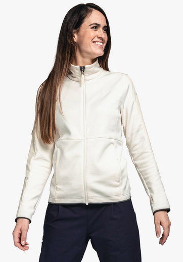 Schöffel Fleece Jacket Toledo ZipIn (breathable, quick-drying, warm) white Women