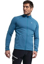Schöffel Fleecejacke Toreck (Stehkragen, atmungsaktiv, elastisch) hellblau Herren