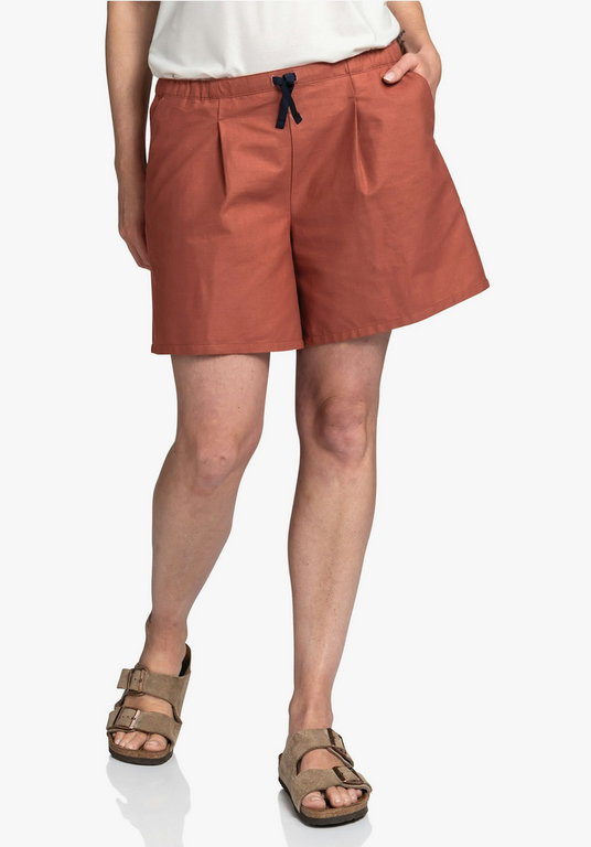 Schöffel Freizeithose Bilbao Short (hoher Tragekomfort) kurz ziegelsteinrot Damen