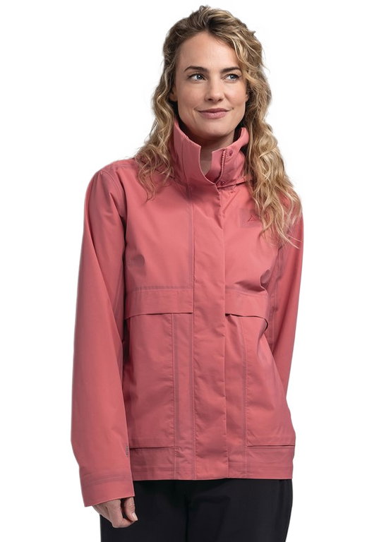 Schöffel Ganzjahresjacke Bellagio L (2.5-Lagen, wasserdicht, hohe Atmungsaktivität) altrosa Damen